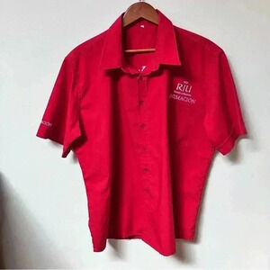Vintage Red Uniform Button-down shirt